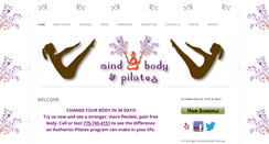 Desktop Screenshot of mindbodyandpilates.com